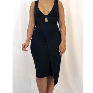 Asos Plunge Drape Bodycon Dress - Custom